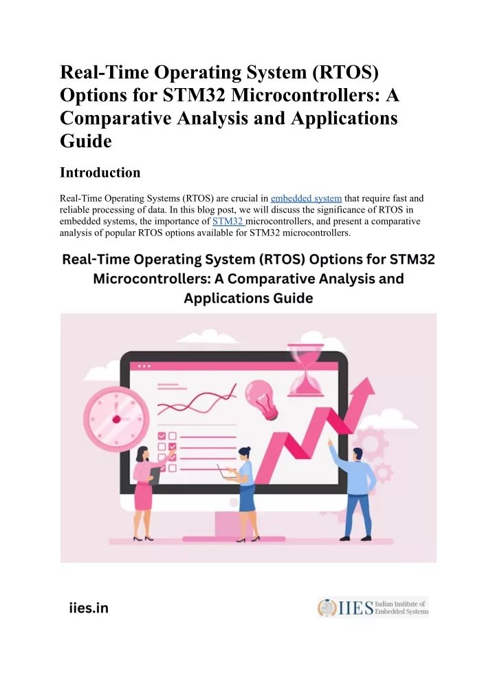real time operating system rtos options for stm32