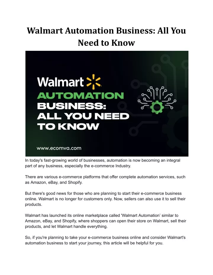 walmart automation business all you need to know