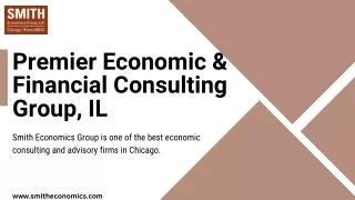 Smith Economic - Premier Economic &  Financial Consulting Group, IL