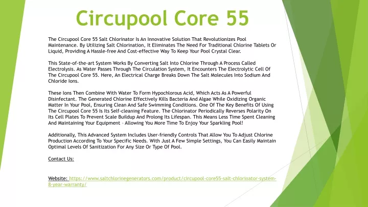 circupool core 55