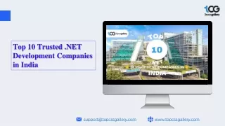 top 10 trusted net development companies in india