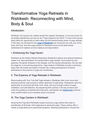 Transformative Yoga Retreats in Rishikesh_ Reconnecting with Mind, Body & Soul