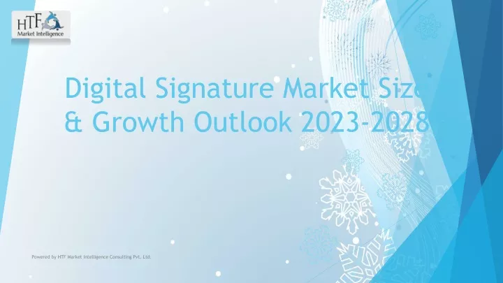 digital signature market size growth outlook 2023