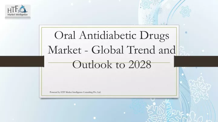 oral antidiabetic drugs market global trend