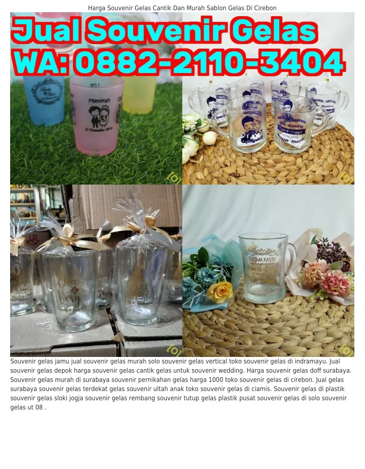 Ppt ౦882•2ll౦•3ㄐ౦ㄐ Wa Souvenir Gelas Opal Harga Souvenir Gelas Gerabah Powerpoint 9221