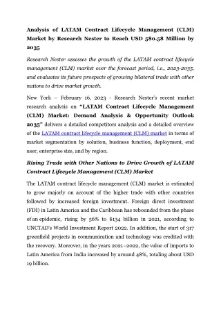 analysis of latam contract lifecycle management
