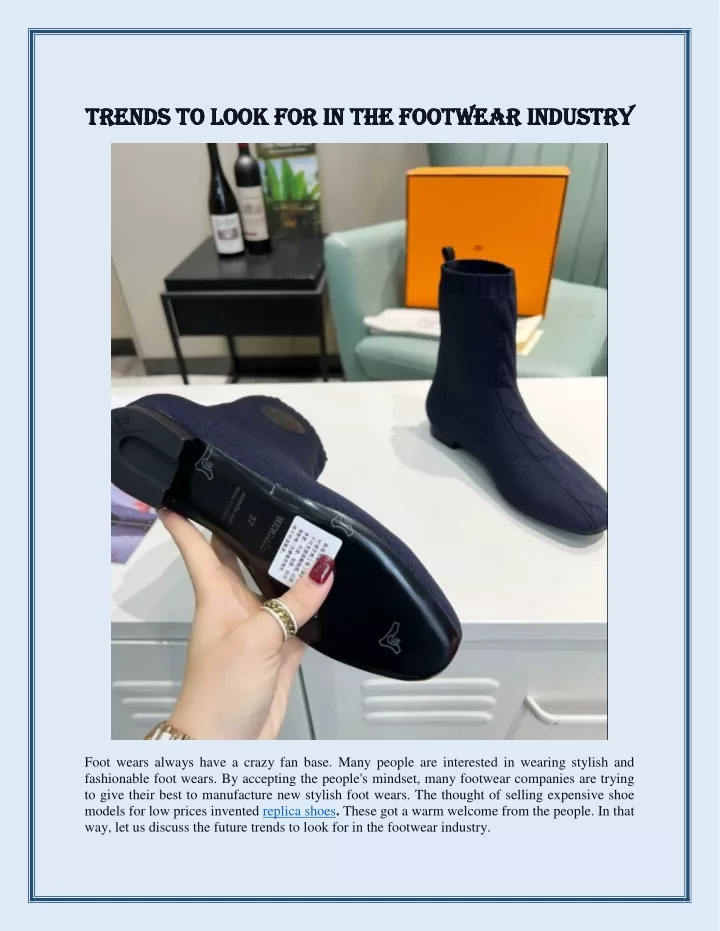 trends to look for in the footwear industry