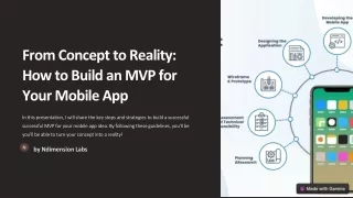 from concept to reality how to build