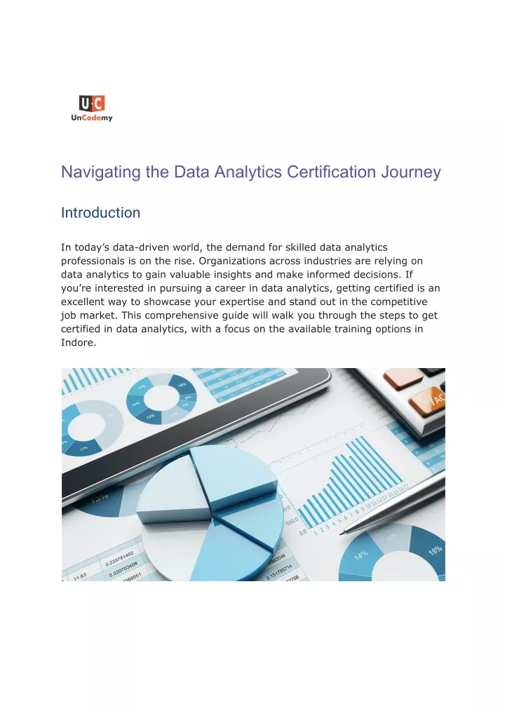 navigating the data analytics certification