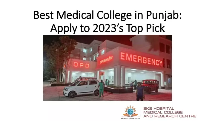 best medical college in punjab apply to 2023 s top pick