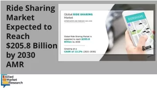 Ride Sharing Market to Eyewitness Massive Growth by 2030