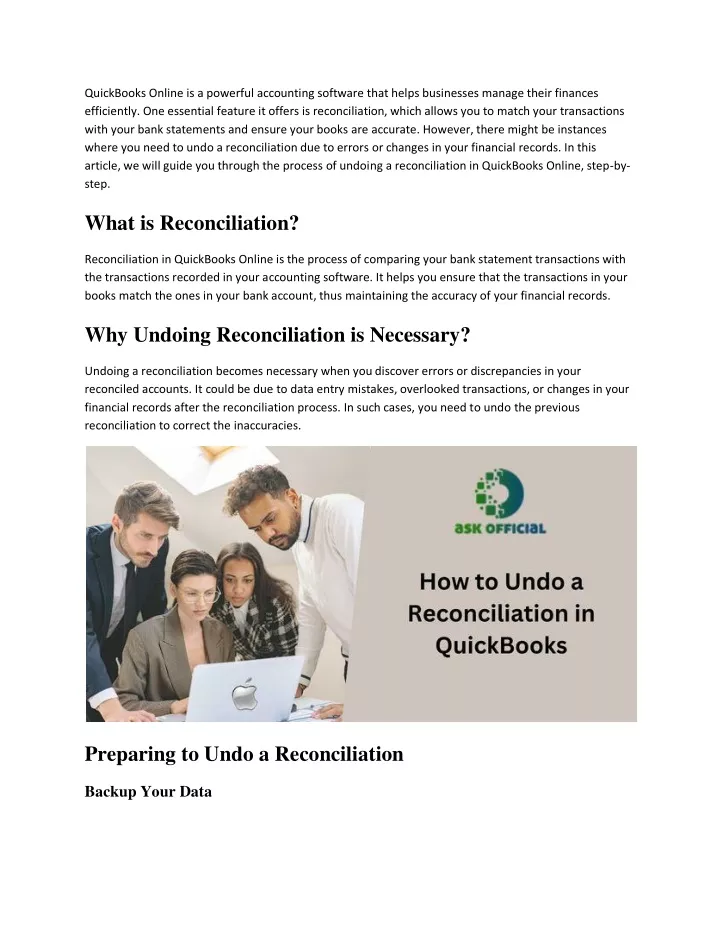 quickbooks online is a powerful accounting