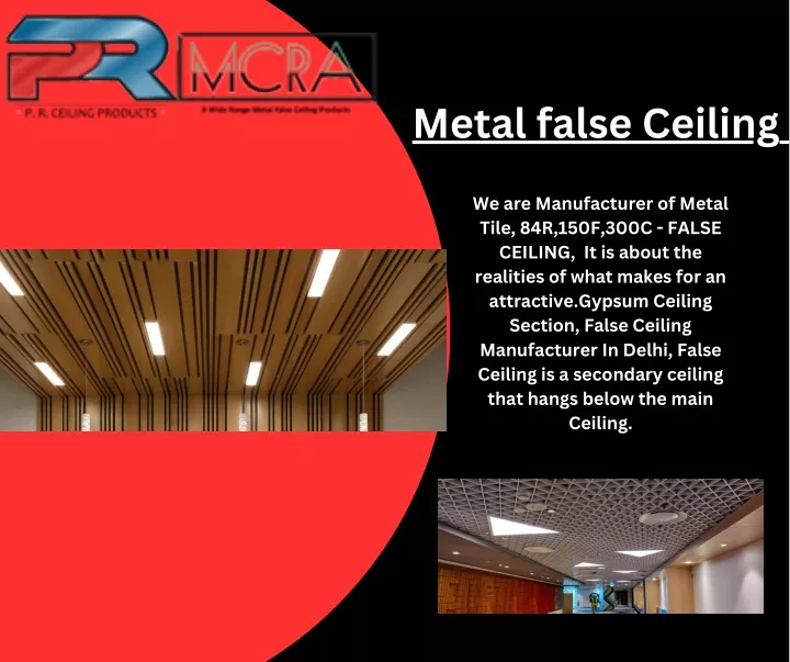 metal false ceiling