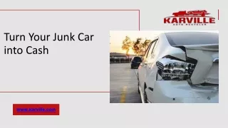 Cash for junk cars in rockville - Karville