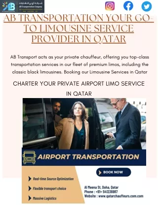 Airport Shuttle Services in Qatar |AB Transport