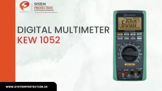 DIGITAL MULTIMETERS KEW 1052 | System Protection