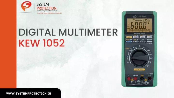 digital multimeter kew 1052