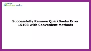 successfully remove quickbooks error 15103 with