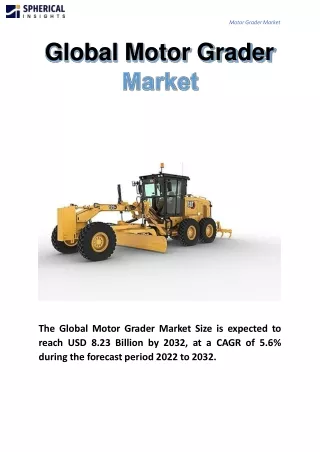 global motor grader