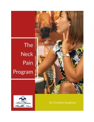 The Neck Pain Program™ Free eBook PDF Download