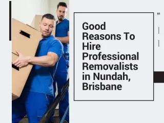 Good Reasons To Hire Professional Removalists in Nundah, Brisbane