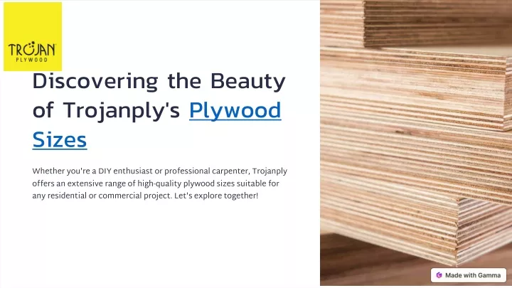 discovering the beauty of trojanply s plywood