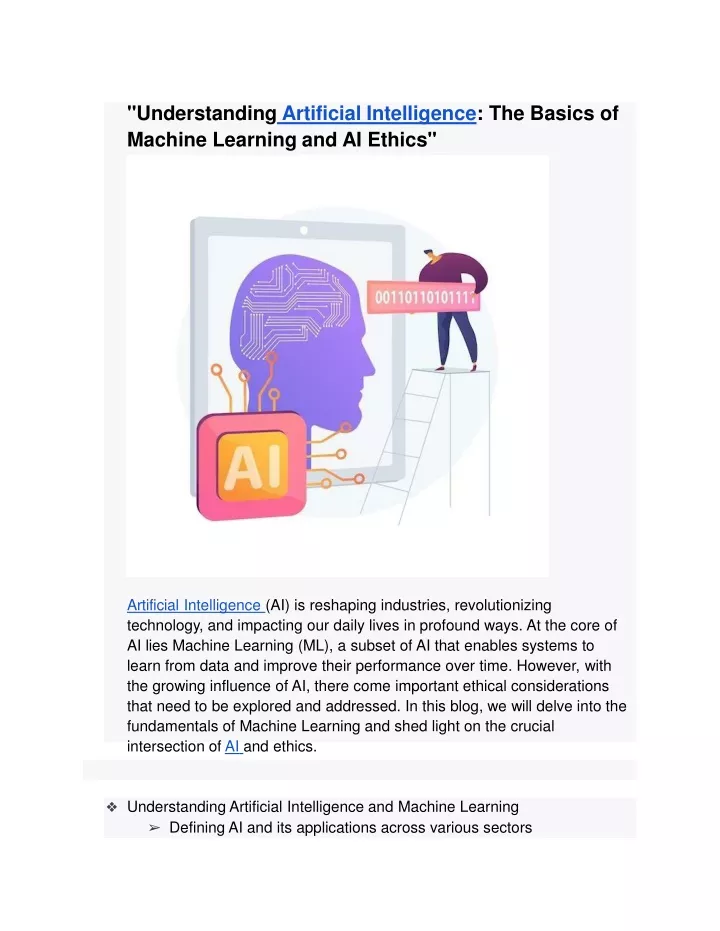 PPT - Understanding Artificial Intelligence The Basics Of Machine ...