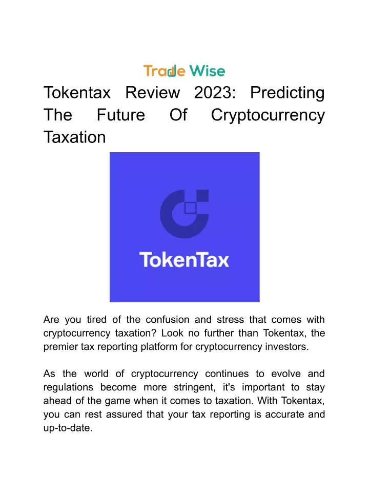 tokentax review 2023 predicting the future