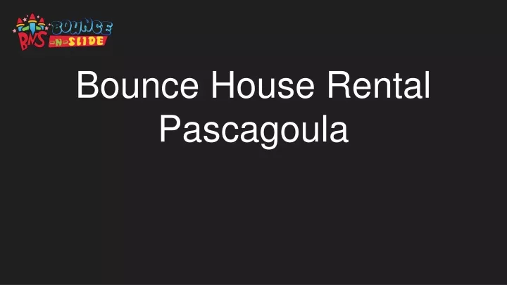 bounce house rental pascagoula