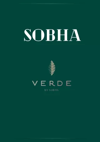 Verde by Sobha-E-Brochure