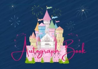 Download PDF Autograph Book Kids Trip Memory Journal to Theme Park Adventures All Over The World Characters Superheroes