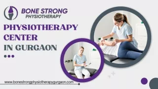 Physiotherapy center in Gurgaon