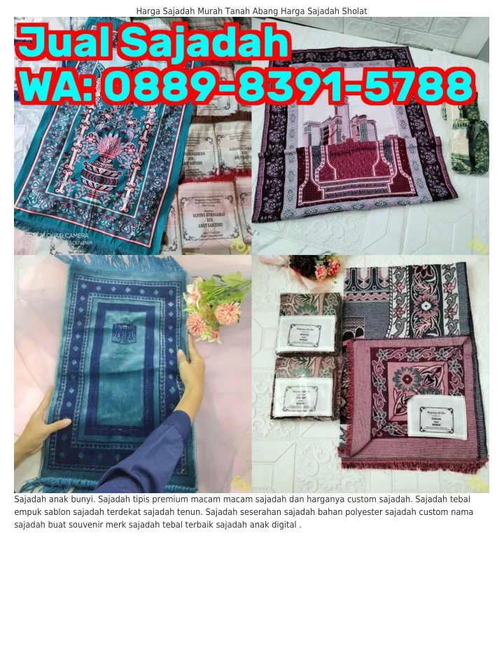 harga sajadah murah tanah abang harga sajadah