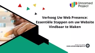 Je Website Vindbaar Maken, Hoe Pak je Dat Aan?