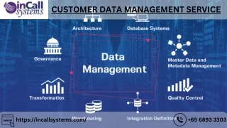 Enhance Your Business with Expert Customer Data Management Service