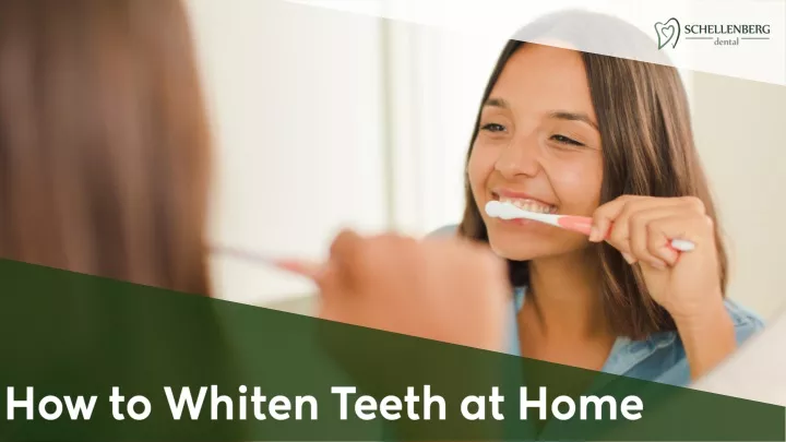 how to whiten teeth at home