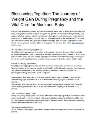 Blossoming Together_ The Journey of Weight Gain During Pregnancy and the Vital Care for Mom and Baby (1)