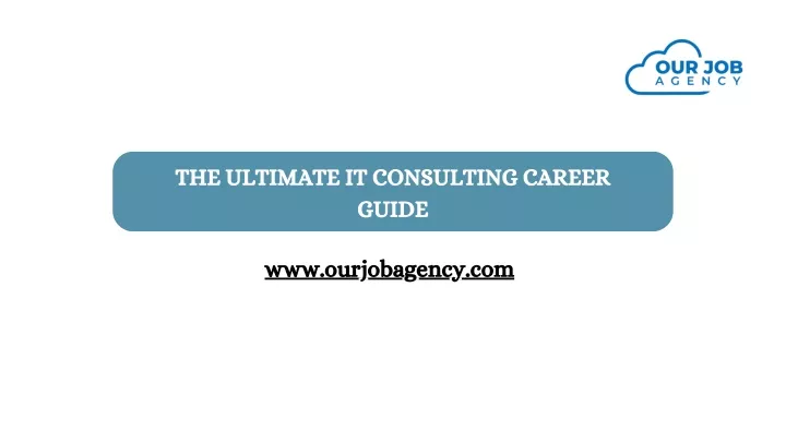 the ultimate it consulting career guide