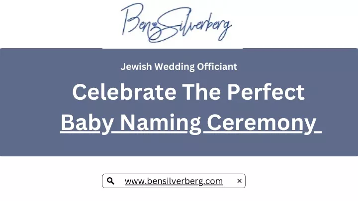 jewish wedding officiant