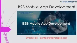 b2b mobile app development