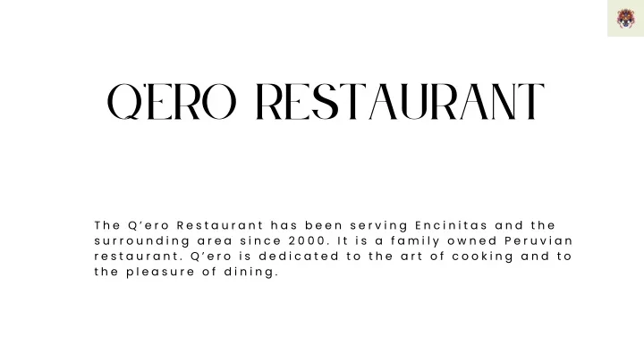 q ero restaurant