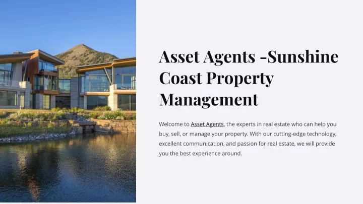 asset agents sunshine coast property management