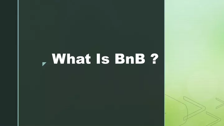 what is bnb