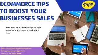 Ecommerce Tips to Boost your Businesses Sales