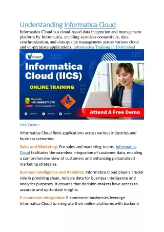 understanding understanding informatica cloud