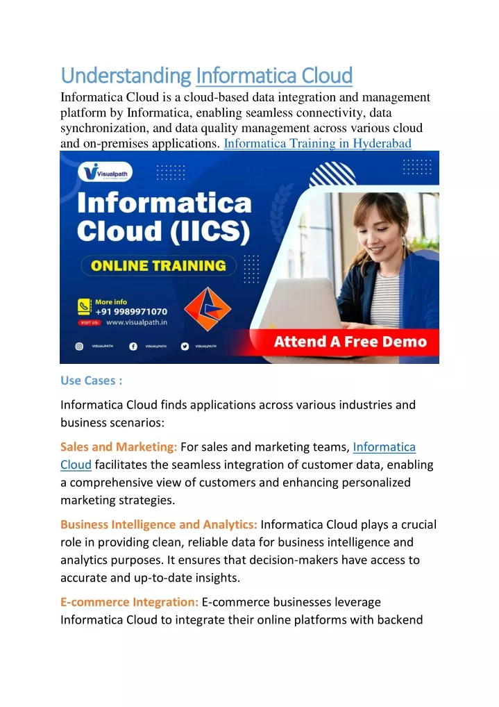 understanding understanding informatica cloud