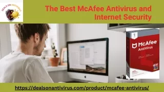 The Best McAfee Antivirus and Internet Security