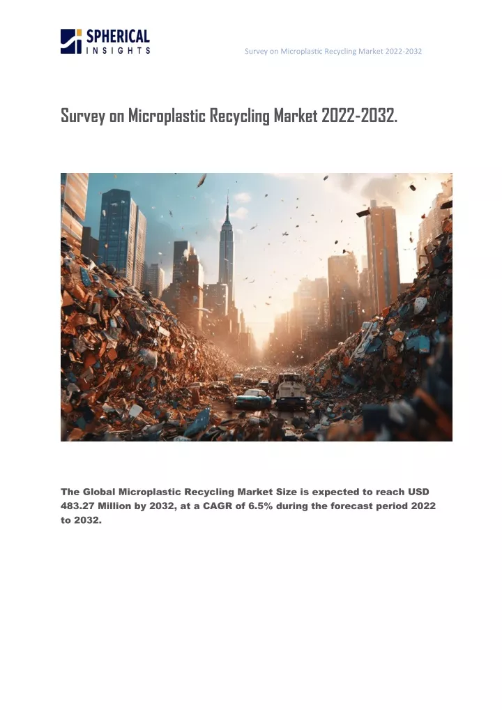 survey on microplastic recycling market 2022 2032