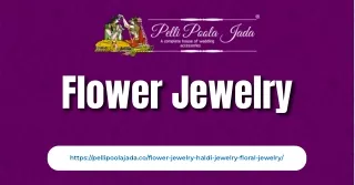 Get Stunning Flower Jewelry From  Pelli Poola Jada