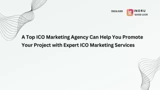 A Top ICO Marketing Agency Can Help You Promote Your Project with Expert ICO Marketing Services
